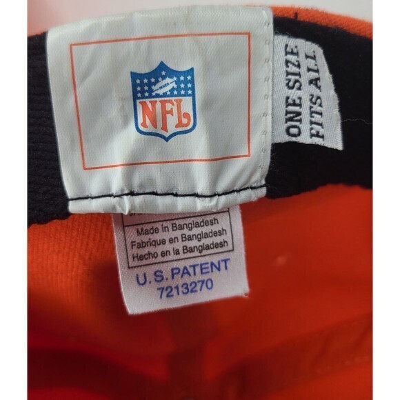 Cincinnati Bengals Official NFL One Size Fits All Orange Modern Logo Hat Cap - Picture 7 of 8